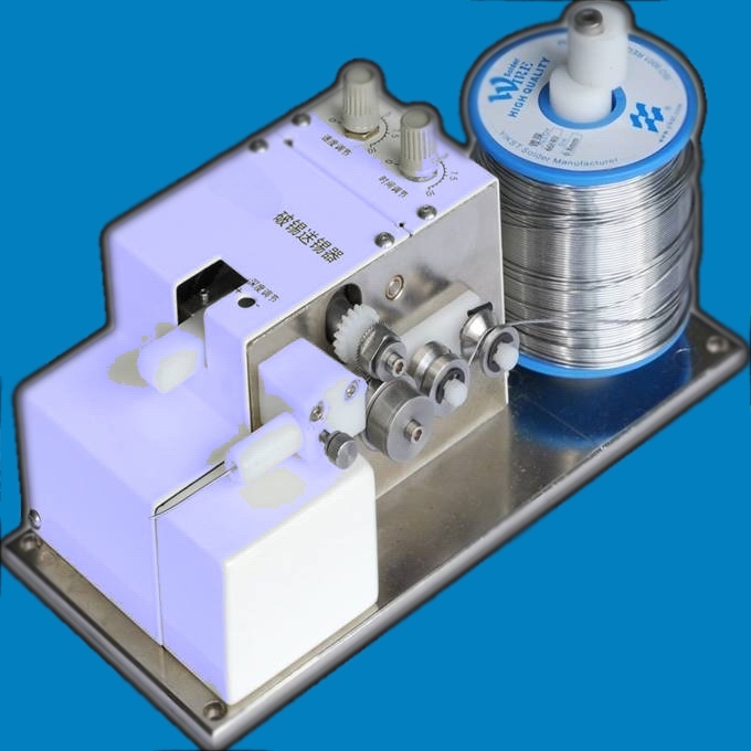 自动焊锡机通过微电脑控制送锡系统输入焊锡程式设备自动执行所需的焊锡动作