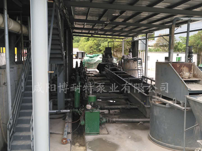 宁波泥浆泵小泵发货安装现场