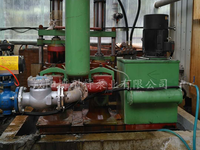 宁波绍兴印染行业压滤机高压进料泵使用现场