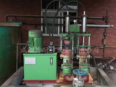 江苏某纺织厂客户供应压滤机进料泵