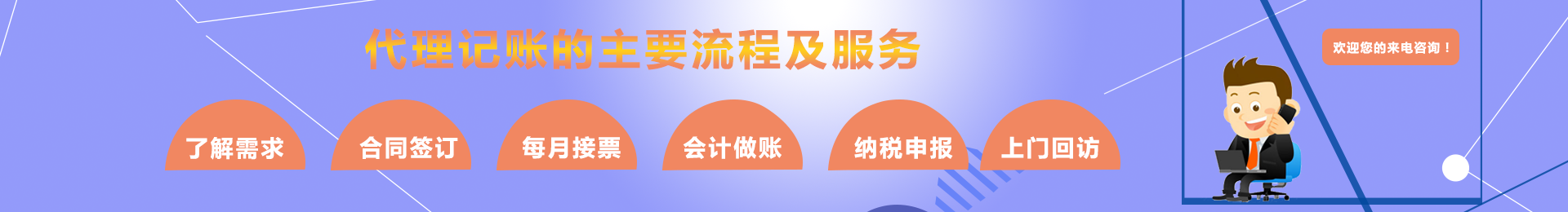 公司注冊代理記賬的主要流程