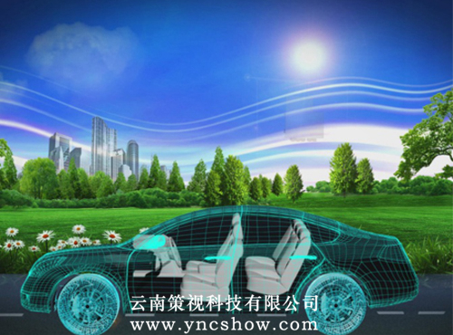 琶洲车展虚拟解说员+虚拟驾驶系统