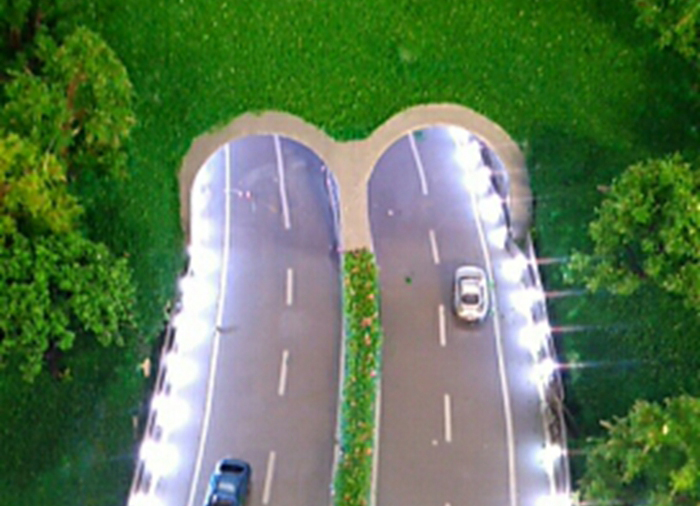 云南高速公路沙盘模型 