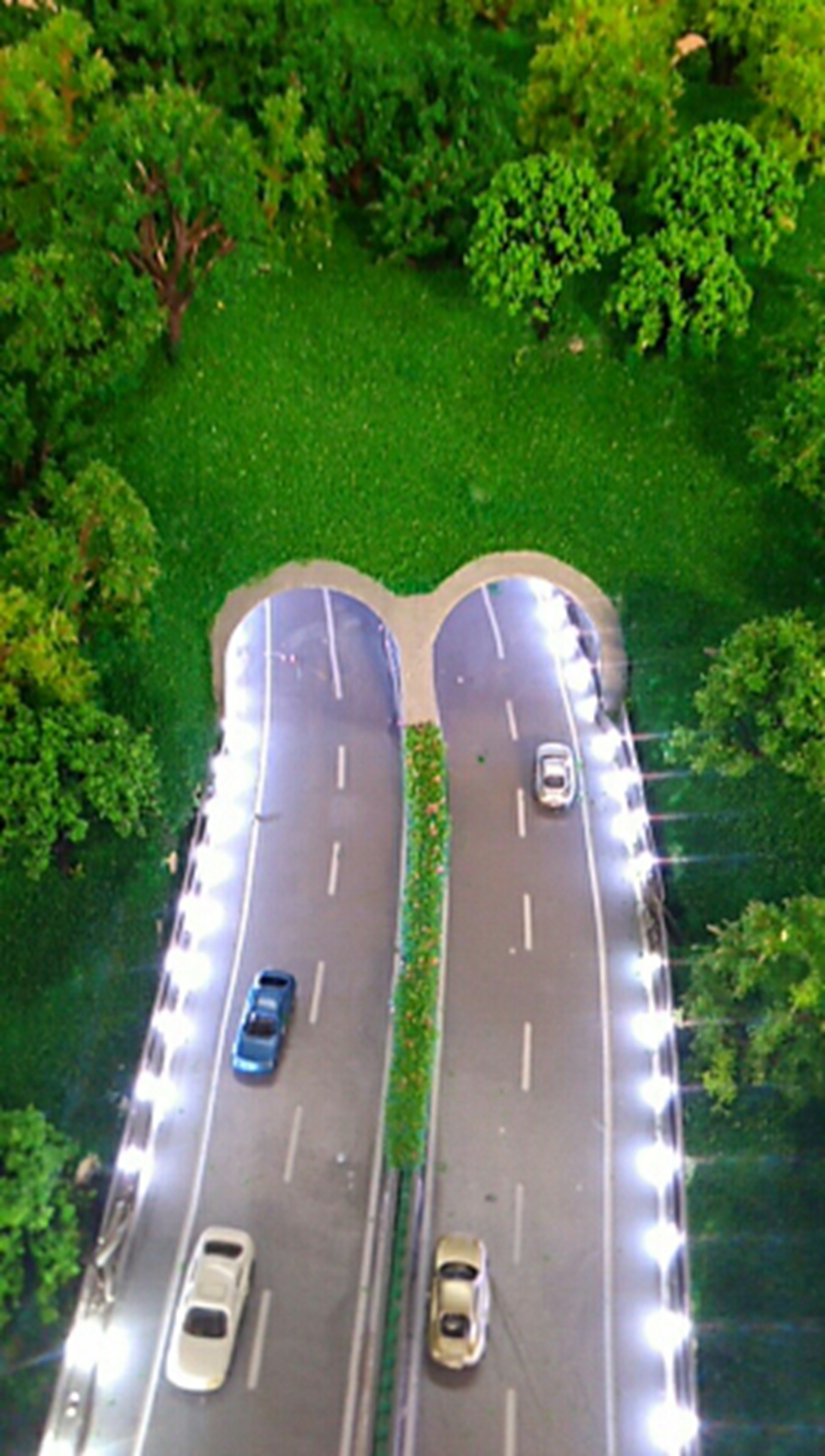 昆明高速公路桥梁模型