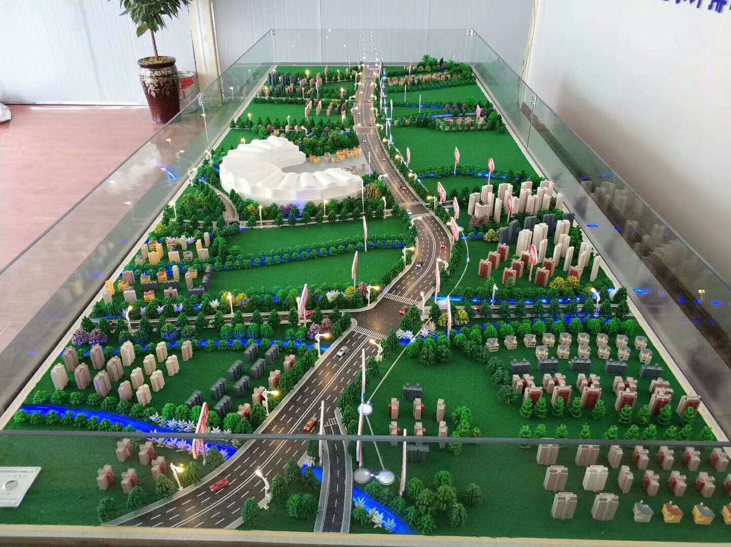 云南高速公路沙盘模型