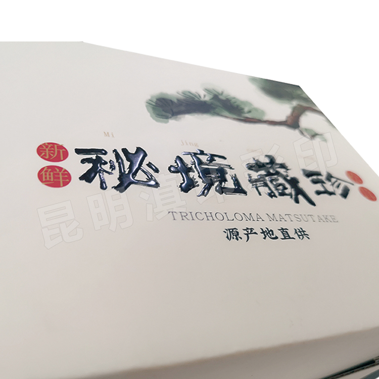 野生菌瓦楞手提箱