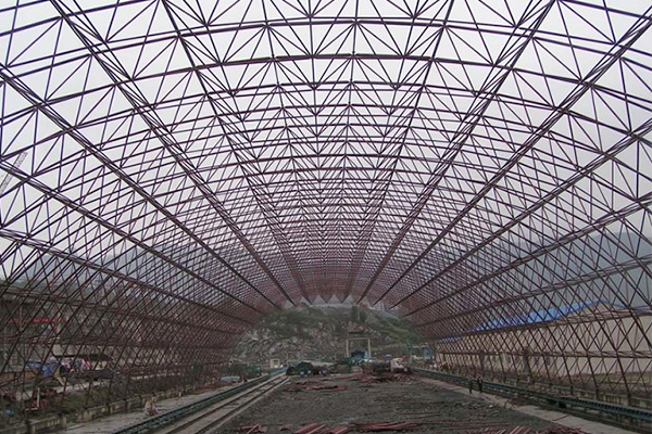 柳州煤棚网架施工