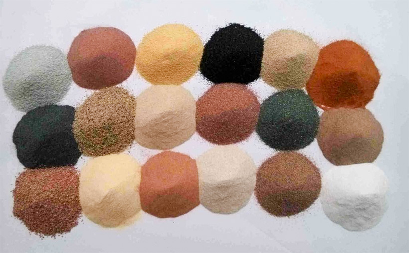 在选购彩砂时,天然彩砂与染色彩砂之间怎么区分?