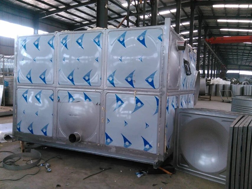 不锈钢水箱厂家对特殊高度的水箱应相应放大支撑杆的尺寸
