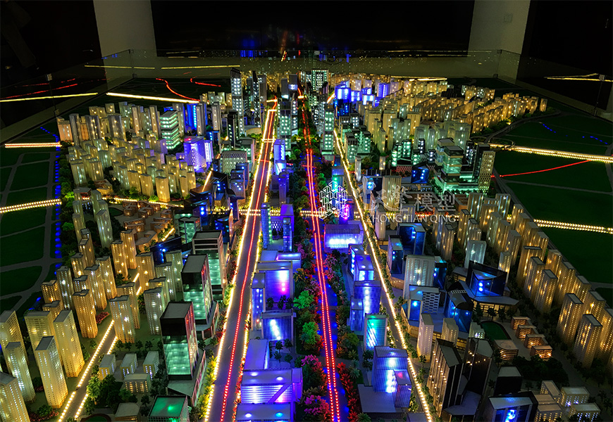 规划沙盘模型-巫家坝城市新中心