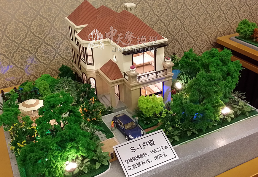 戶型沙盤模型-保山溫泉旅游小鎮