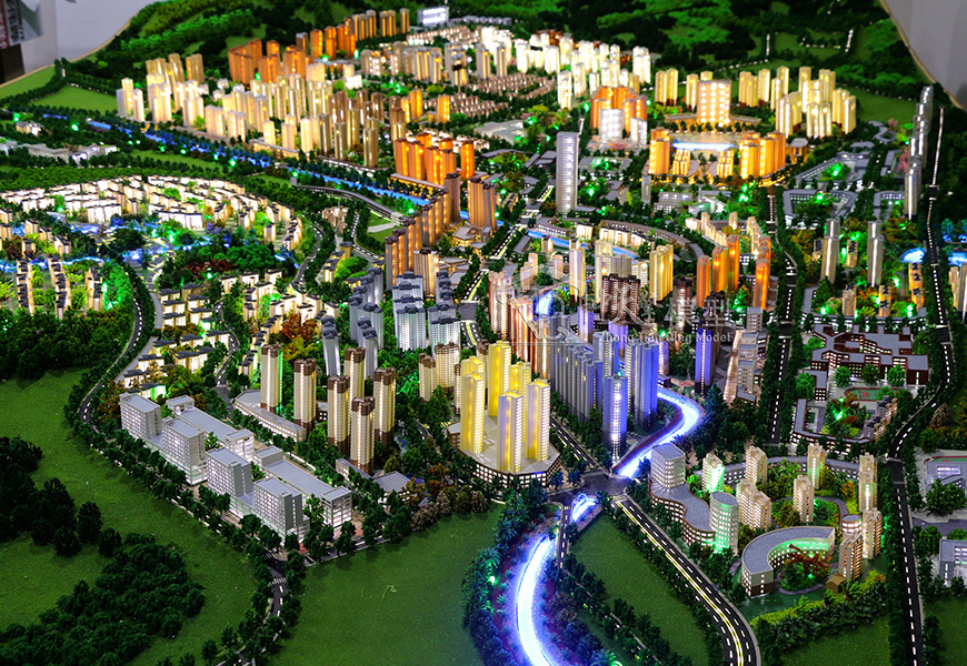 贵阳城市规划沙盘模型