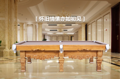 云南台球桌厂家告诉你台球桌上如何打弧线球?
