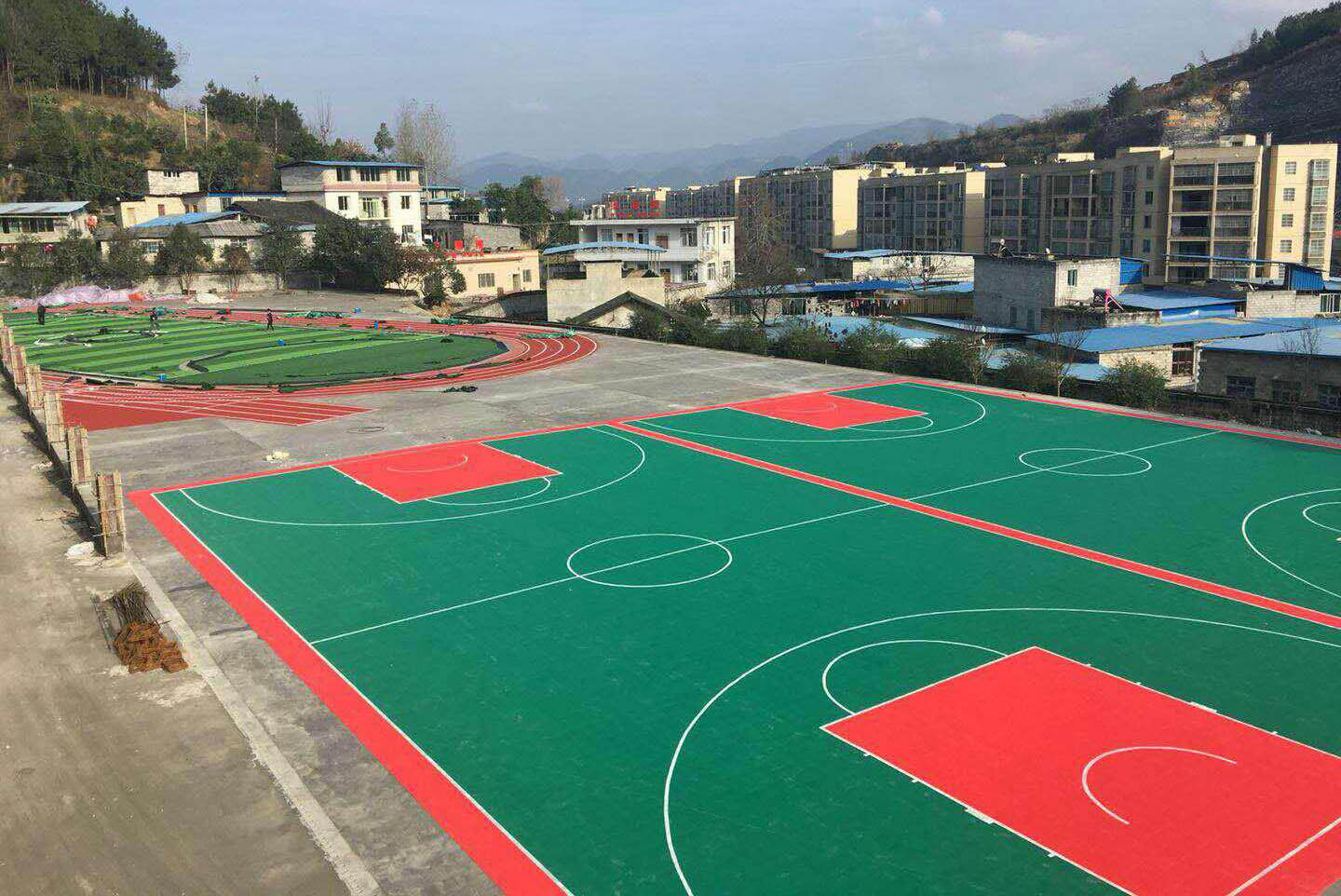幼兒園拼裝地板_懸浮式拼裝地板_懸浮地板廠家