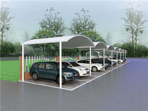 安徽/滁州膜结构停车棚的特点有哪些呢