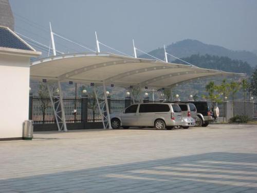 阳江7字型膜结构停车棚