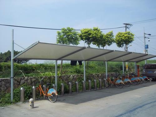 潮州膜结构自行车棚