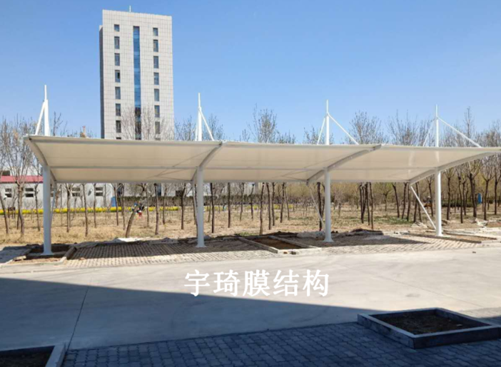 沧州海兴县税务局膜结构遮阳棚