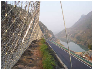 湖南怀化山体被动拦石防护网的基本特征、主要构成