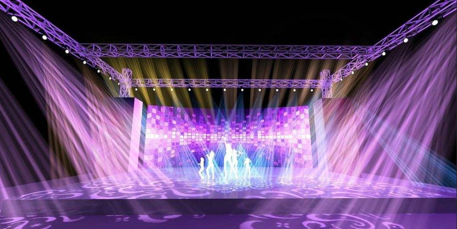 LED舞台和建筑照明的色彩控制