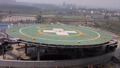 上海市最优秀的直升机停机坪设计安装公司在安装楼顶直升机坪的时候要考虑周围的环境