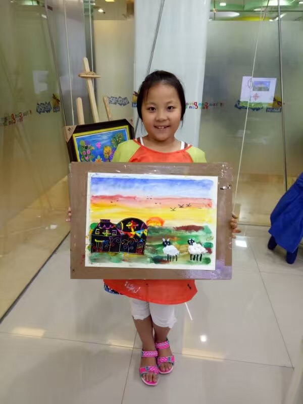 乌鲁木齐少儿绘画培训机构浅析语言引导为什么能激起孩子绘画的积极性