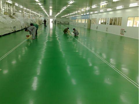 新疆环氧地坪施工与新疆止滑坡道施工中环氧树脂地板漆的基本工艺顺序