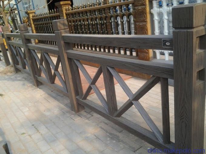 水泥仿木护栏适用区域及安装工艺流程
