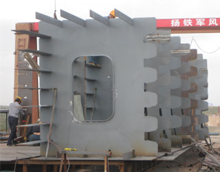 喀什钢结构厂家对钢混结合段静力学承载能力分析