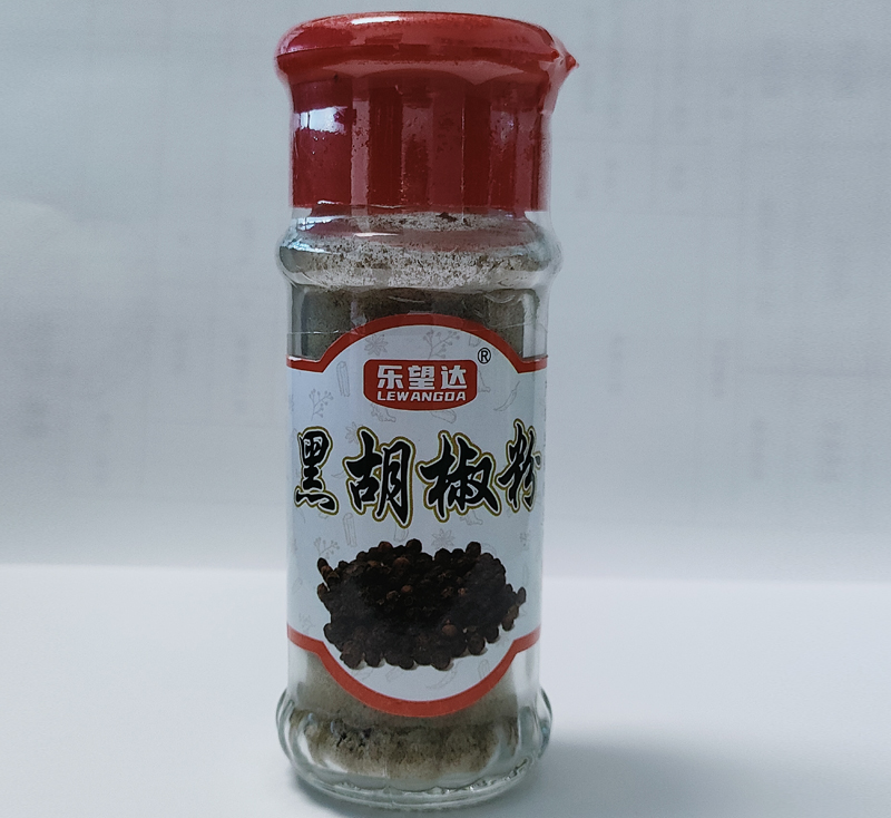 玻璃瓶黑胡椒粉