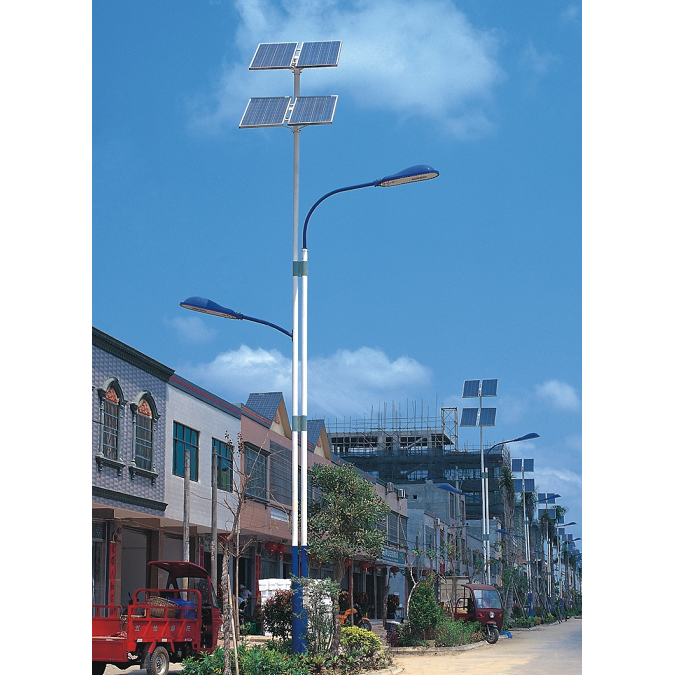 中山太阳能路灯厂家通常太阳能路灯灯头的种类