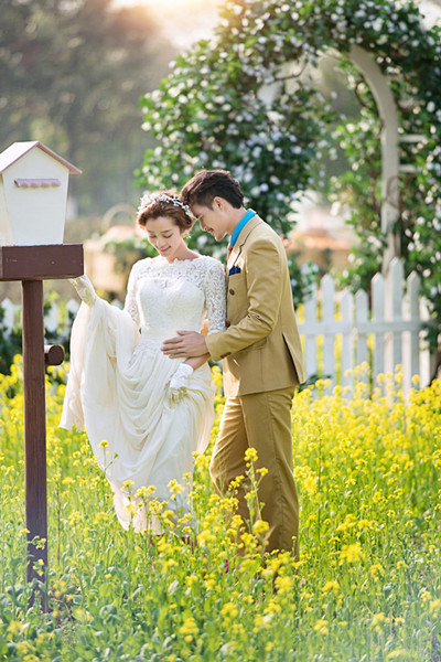 洛阳婚纱摄影工作室介绍拍照前头纱巧选择