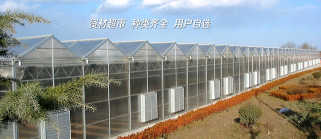 新疆智能大棚建设阳光板温室强制通风系统