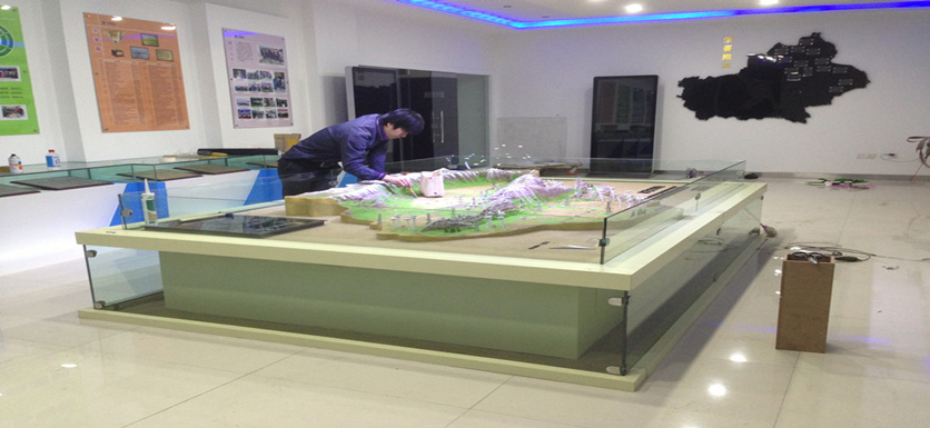 新疆沙盘模型公司山体建筑模型的快速制作方法介绍