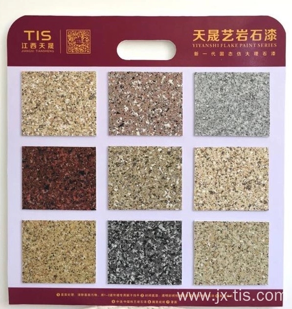Granite stone color flakes for Exterior Wall Paint