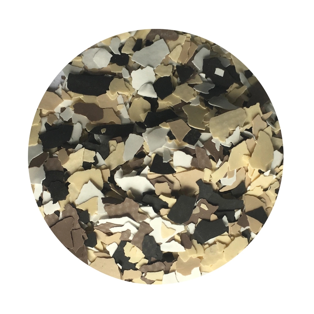 Decorative Vinyl Color Chips Polymer Flakes or Fleck