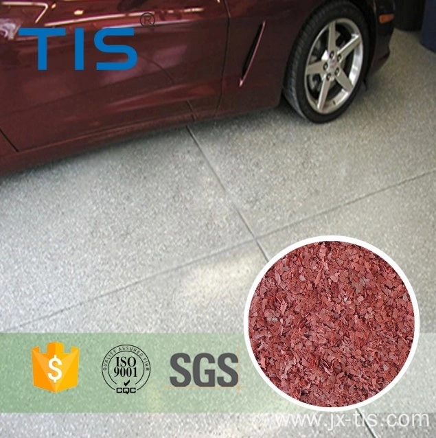 Vinyl color Flakes Polymer Garage Floor Flakes