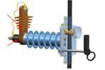 厂家直销支柱型避雷器 电缆头配变通用支柱型避雷器配件