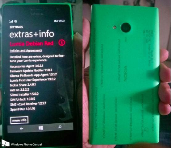 诺基亚Lumia 730谍照首次曝光