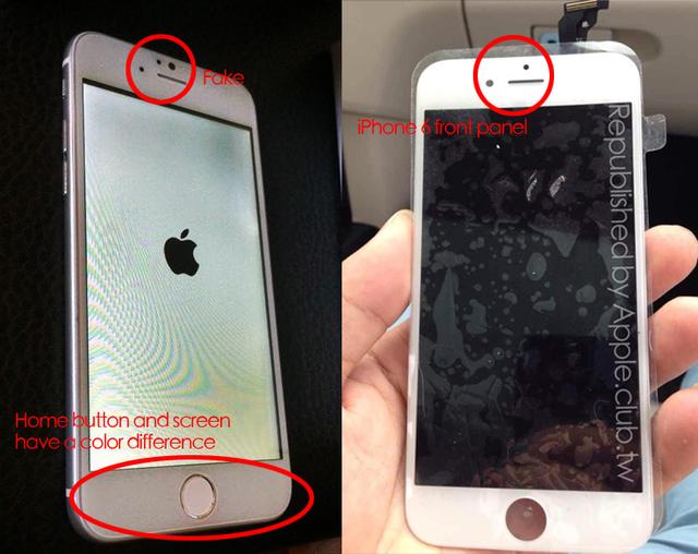 iPhone 6屏幕总成曝光 前置镜头至左边