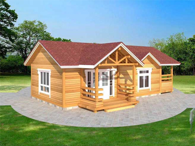 防腐木廠家講述重型木屋與輕型木屋的區別