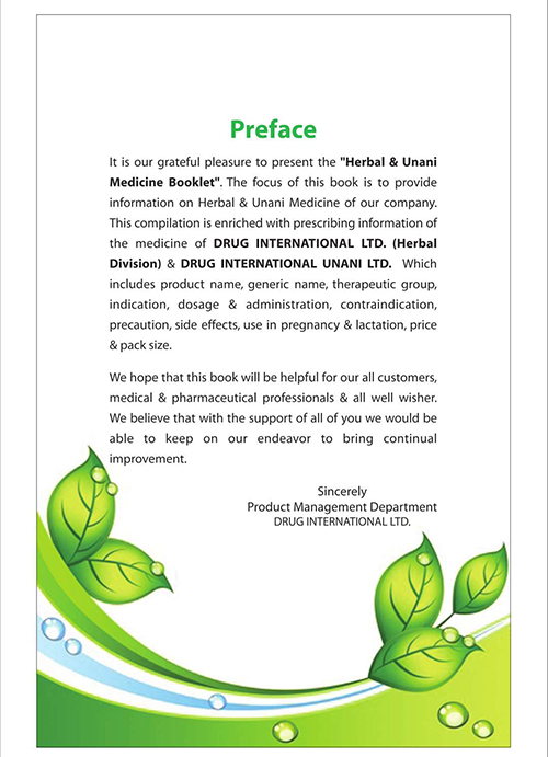 Herbal medicine and Unani Pharmacopoeia certificate