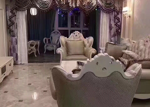 吉安室内装饰设计之紫色简约卧室