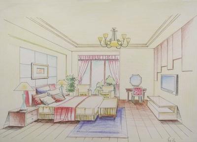 贵州室内手绘教学培训学校与你分享手绘设计怎么构图
