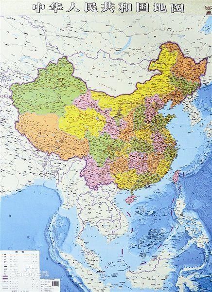 路宽大型陶瓷壁画厂最新力作新版中国地图竖版