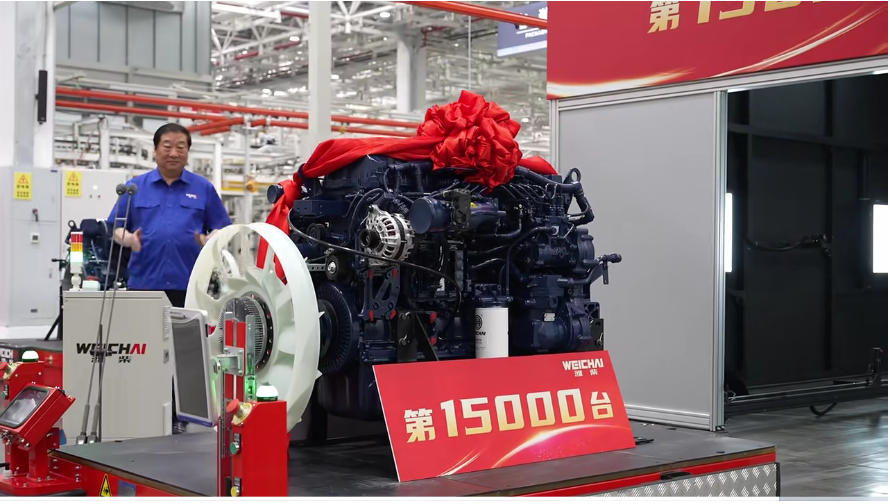 潍柴发电机组：15000台产品下线，智能数字化工厂全线达产