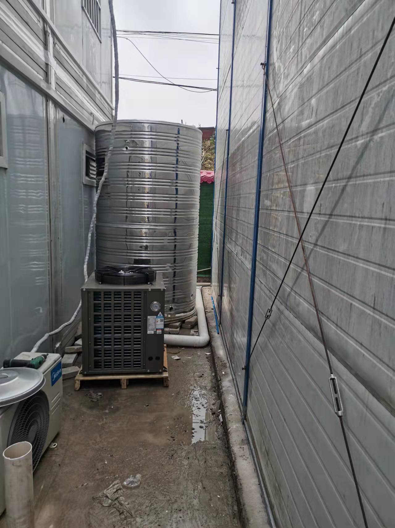 贵州工地空气能热水器安装