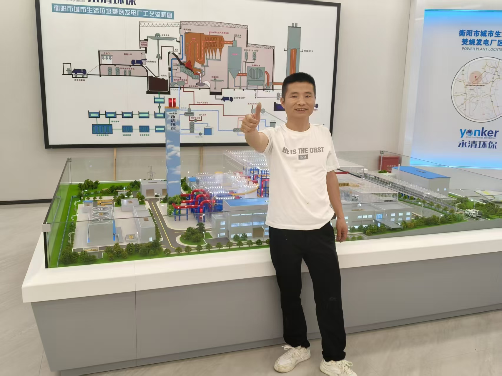 垃圾焚燒工業模型流程圖