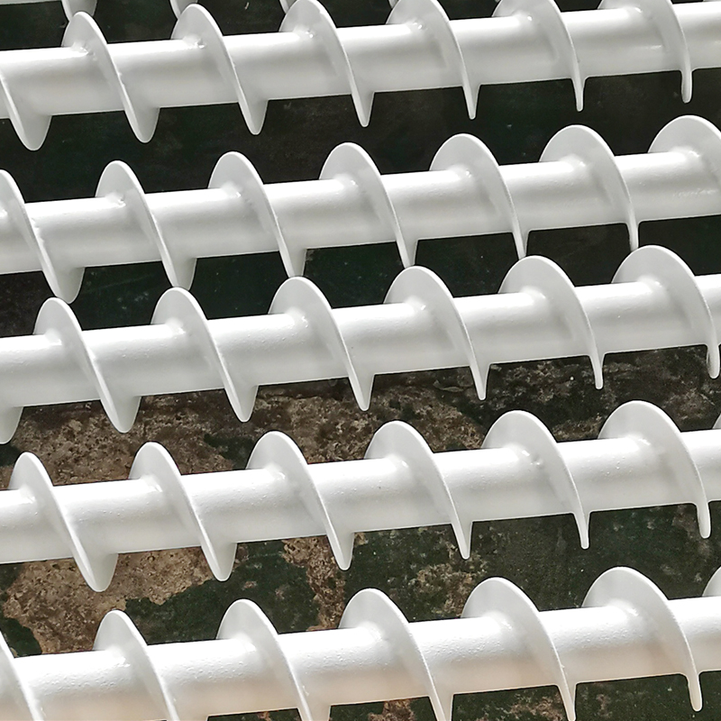 What are the characteristics of spiral axis sprayed alumina ceramic coating