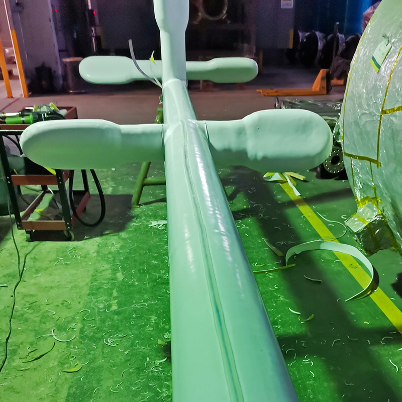 Briefly introduce the 3mm thick PTFE plate lining of the mixer
